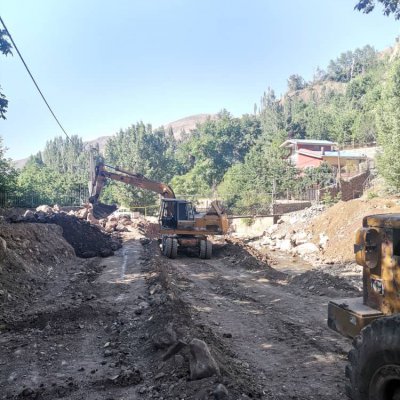 پروژه دیوار حفاظتی سطح شهر میگون 